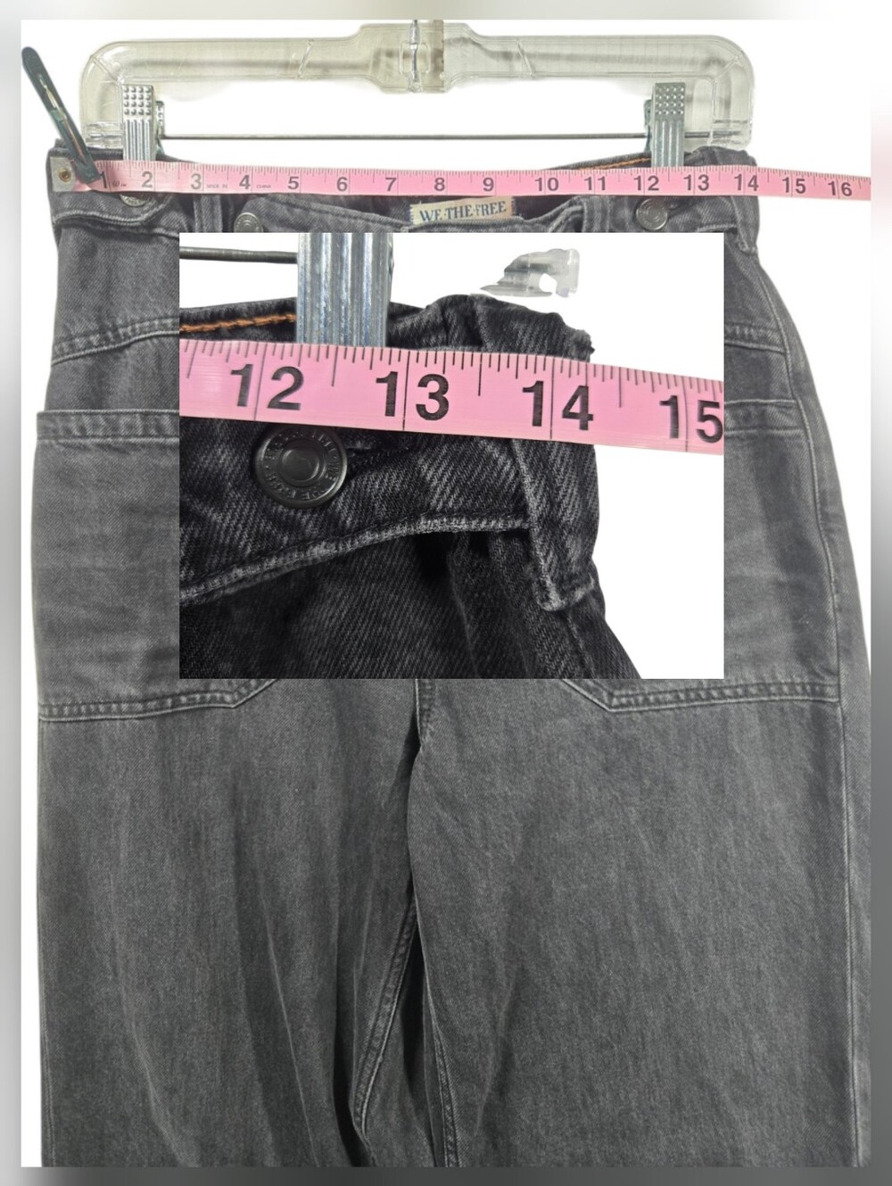 Free People We The Free Palmer Cuffed Baggy Jean Cotton Relaxed Wide-Leg - Picture 13 of 16